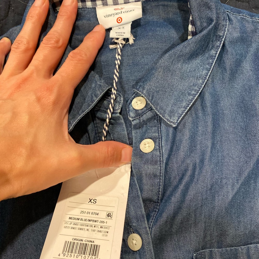 Vineyard vines x Target Jean shirt